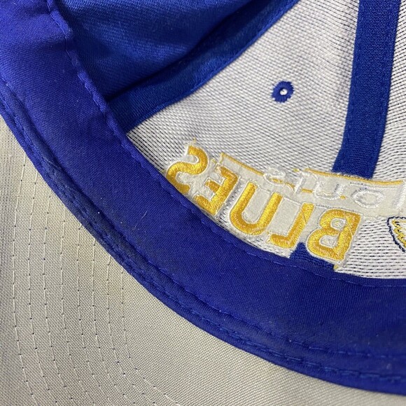 St. Louis Blues Hat Blue NHL Logo 7 Athletic Adjustable Snapback Embroidered - Picture 12 of 12